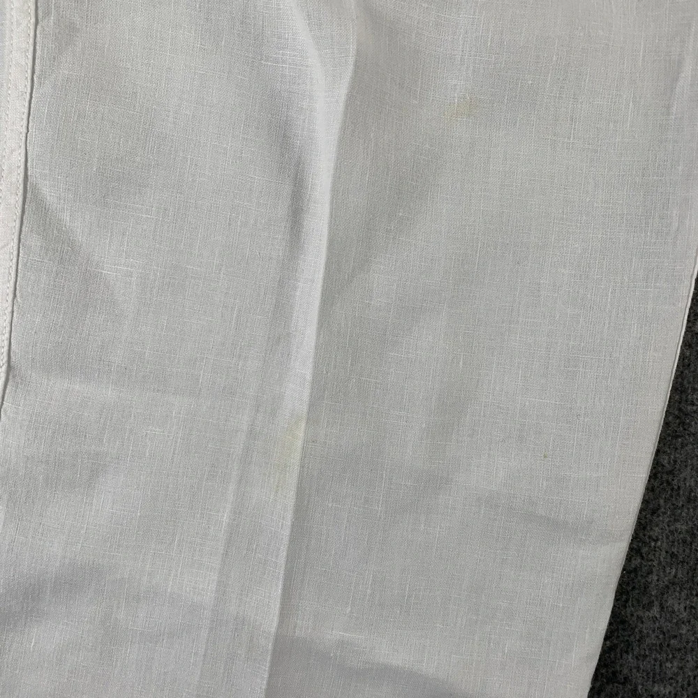 Vilebrequin Linen Pants Men 3XL White Coastal Pull On Drawstring Old Money